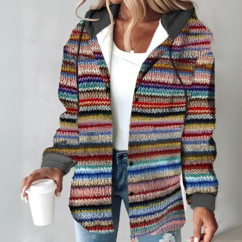 Cozy Ladies' Jacket with Hood
