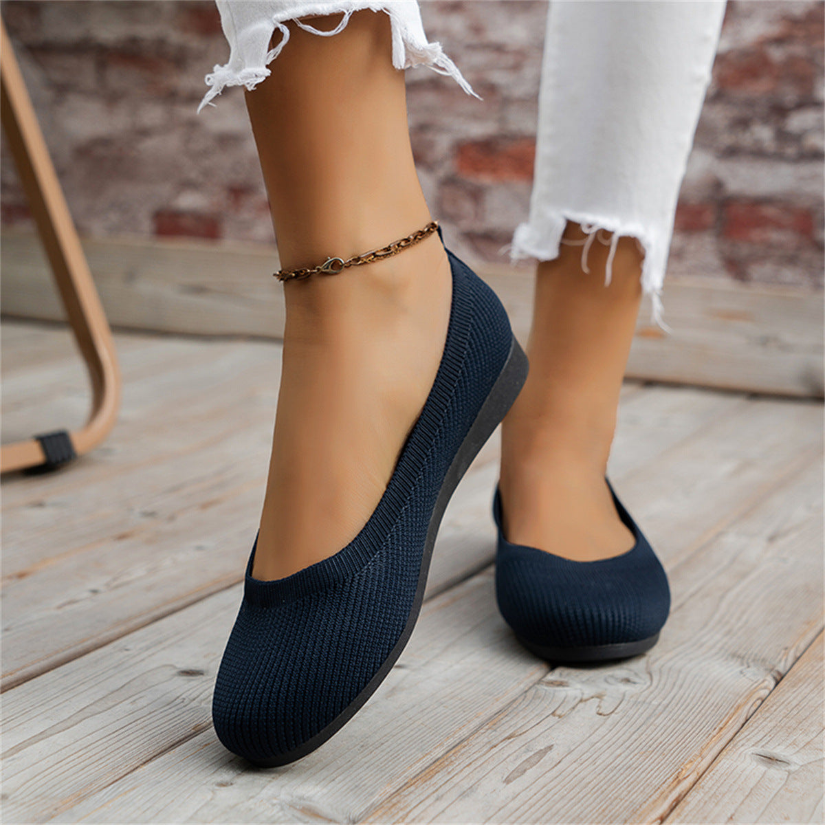 Ladies' Orthopaedic Ballet Shoes with Comfortable Fit