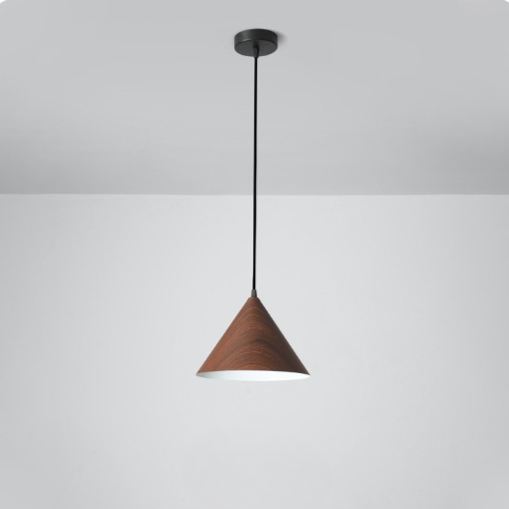 Nordic Wooden Pendant Lamp for Dining Room and Bedroom