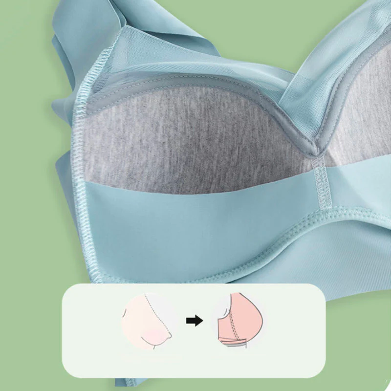Reggiseno contenitivo da donna con spalline larghe e sostegno elevato
