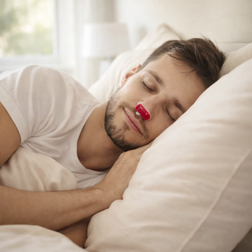 Dispositivo antirussamento e purificatore d'aria 2 in 1 | Goditi una buona notte di sonno