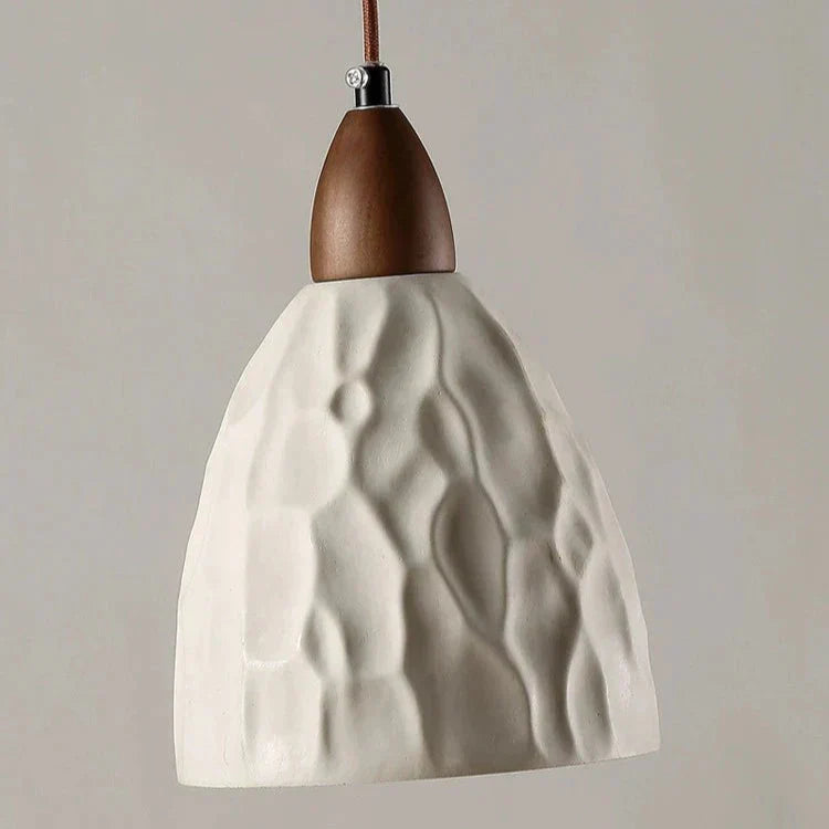 Candeeiro suspenso LED retro em betão - Design industrial