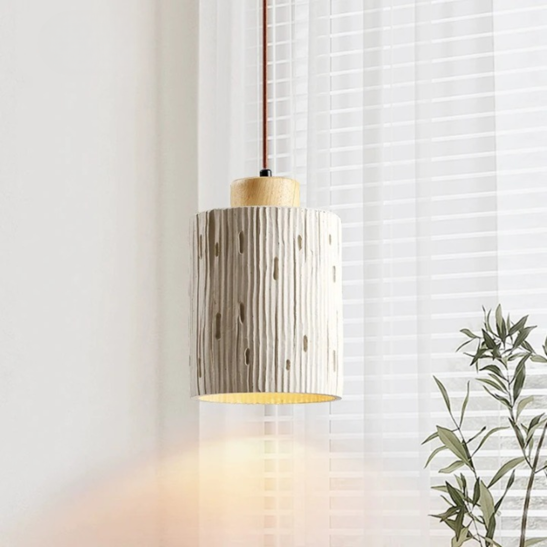 Retro LED Concrete Pendant Light - Modern Industrial Atmosphere