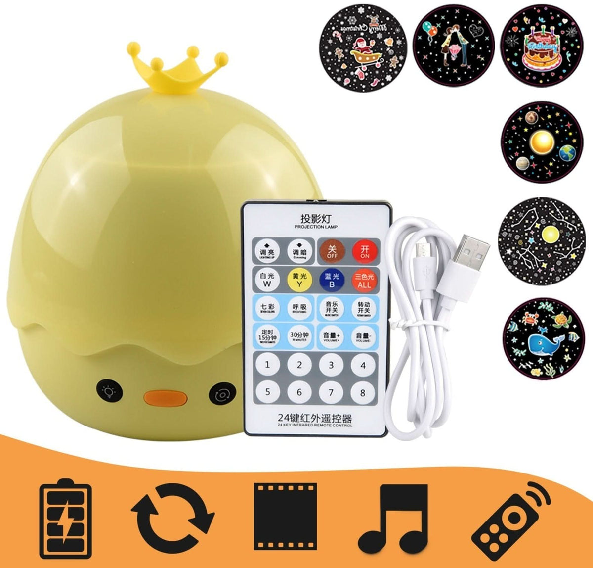 MagicLight - Proyector de lámpara nocturna con cielo estrellado y Bluetooth