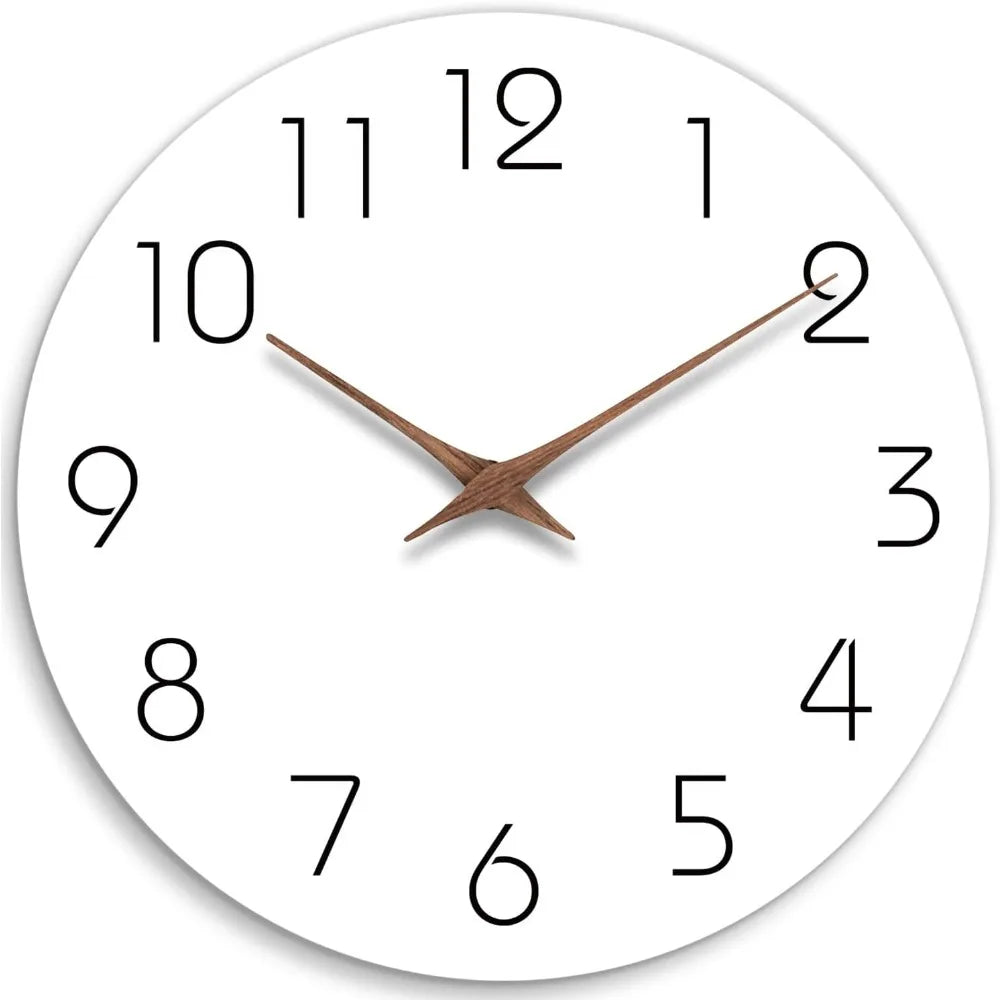 Modern Minimalist Wall Clock - Silent Non-Ticking Design - Perfect Decoration