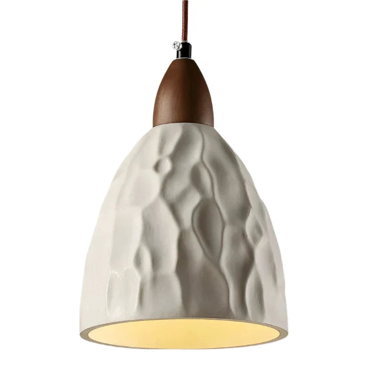 Candeeiro suspenso LED retro em betão - Design industrial