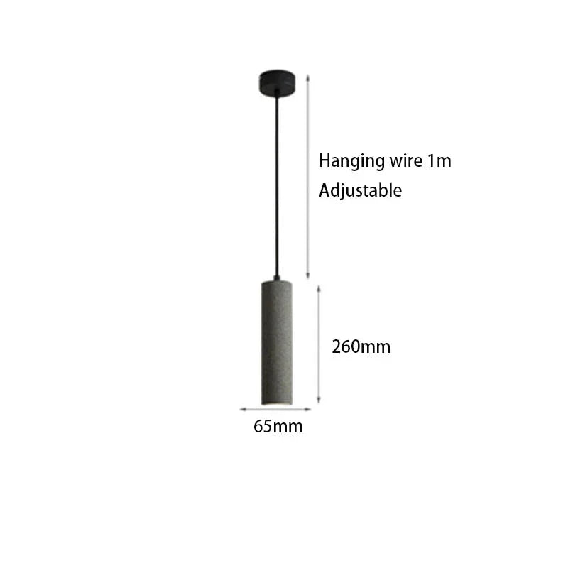 Modern beton függőlámpa LED-del