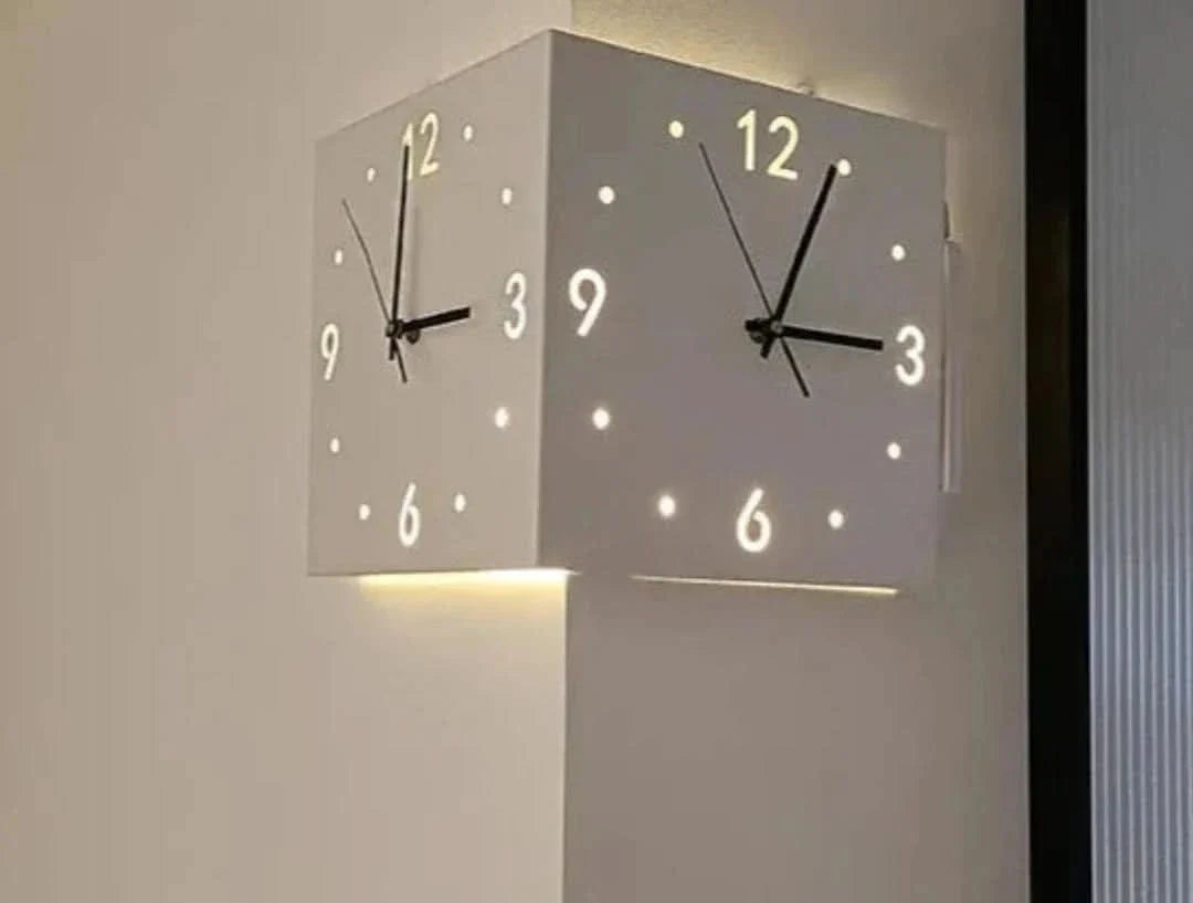 CornerTime Reloj de esquina elegante