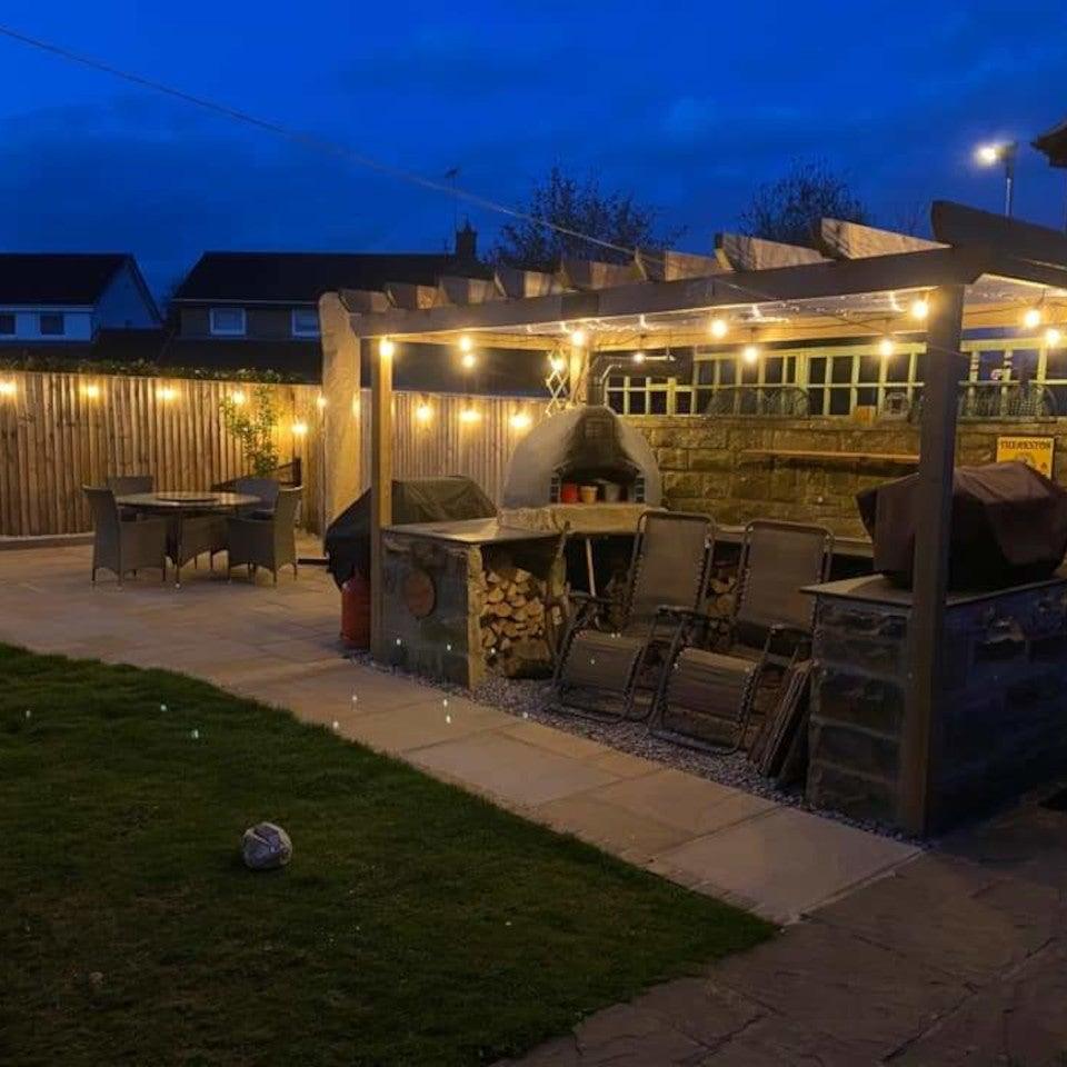 Heavy Duty LED String Lights for Outdoors - Waterproof and Connectable