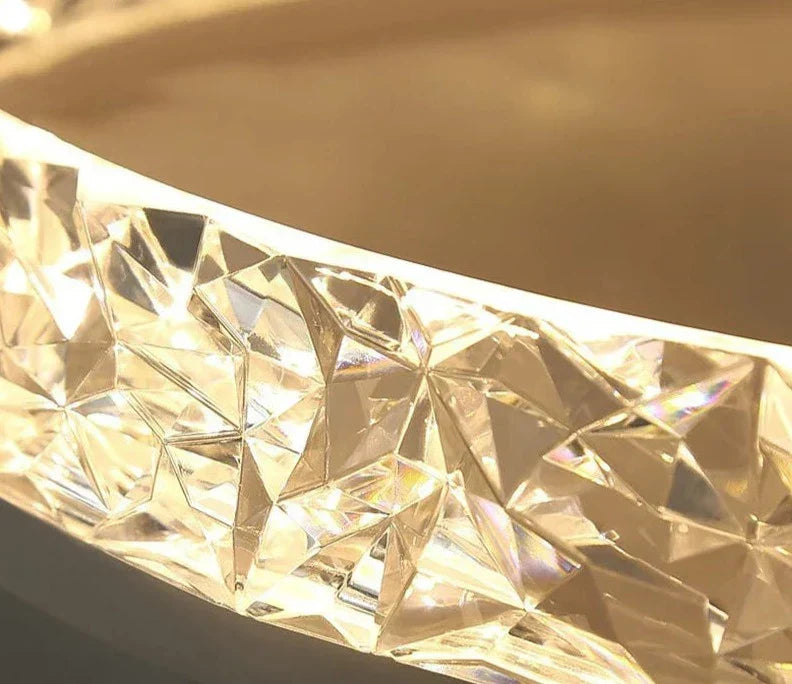 Lámpara de techo moderna nórdica de cristal