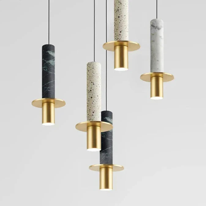 Portavelas LED nórdico minimalista para interiores modernos