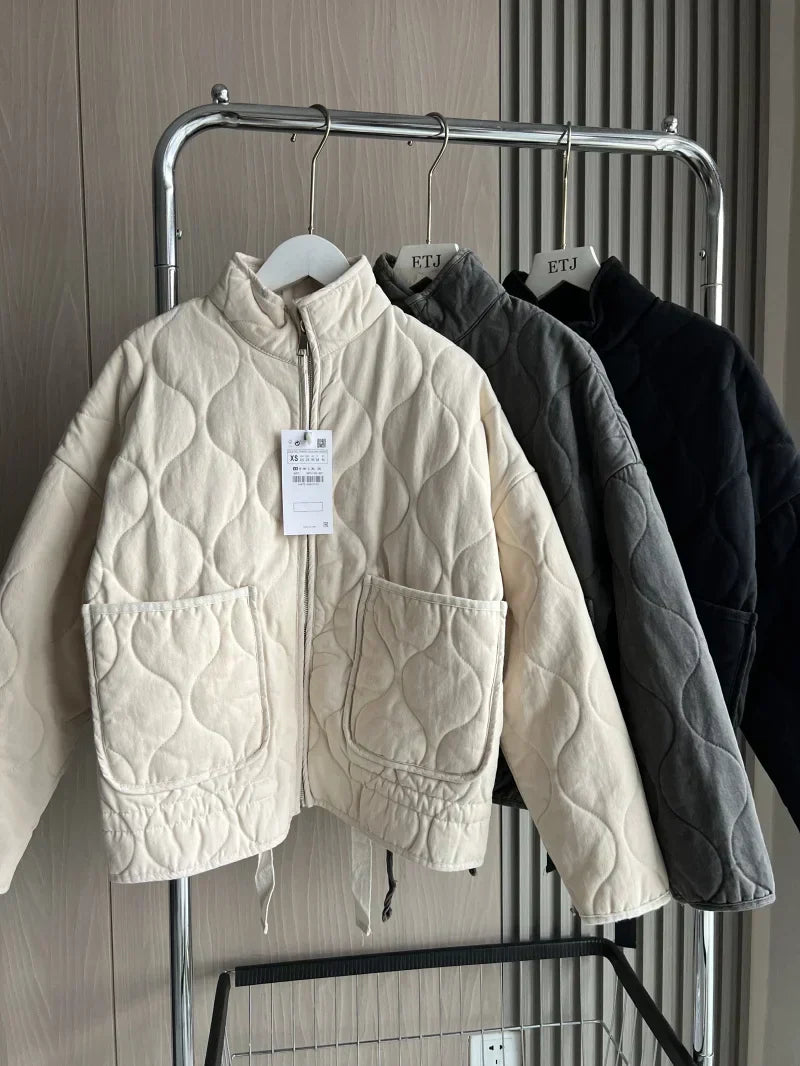 Zinnia – Padded Everyday Jacket | Pocket Detail