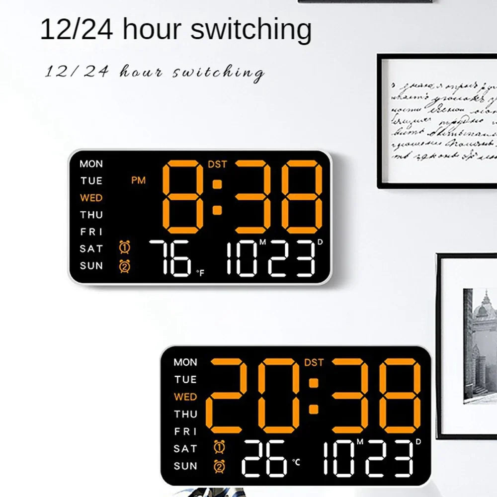 Réveil LED pour une meilleure productivité - Calendrier et activation vocale - Organisation intelligente