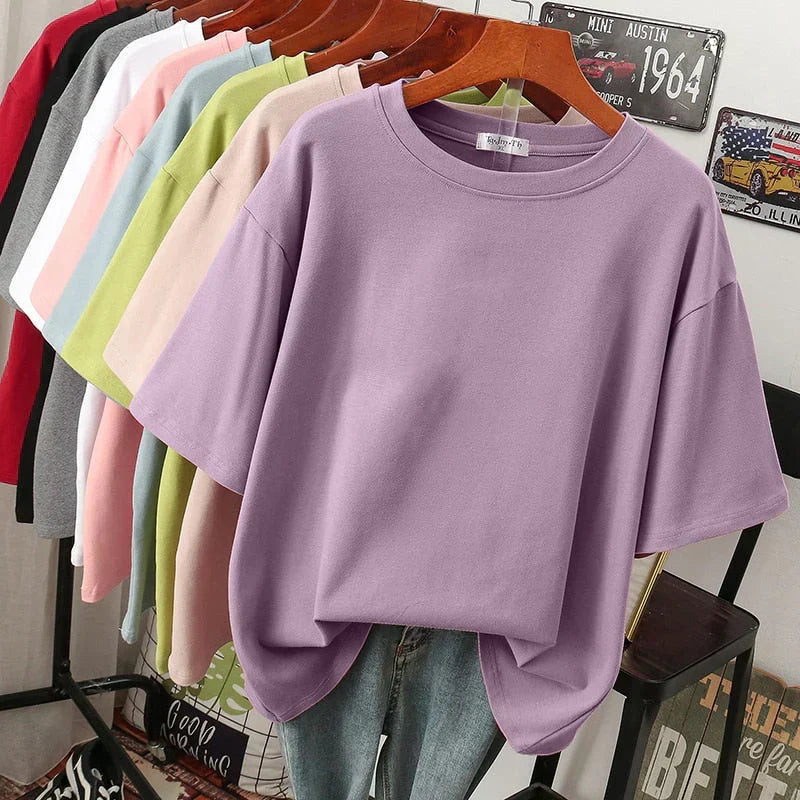 Livia-Rae - Oversized T-shirt made from a soft fabric blend