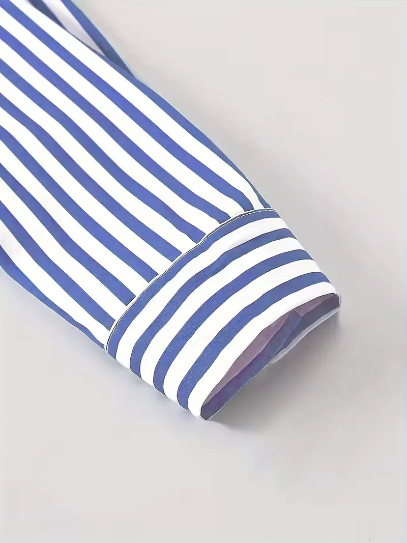 Smart shirts with vertical stripes