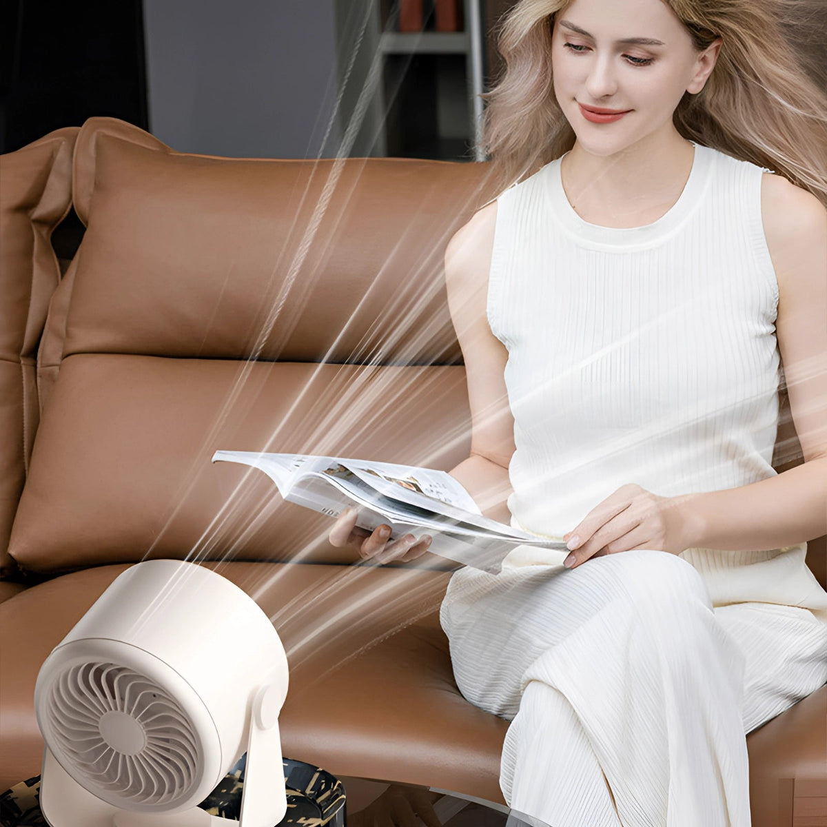 Ventilador LED Turbo silencioso sin aspas