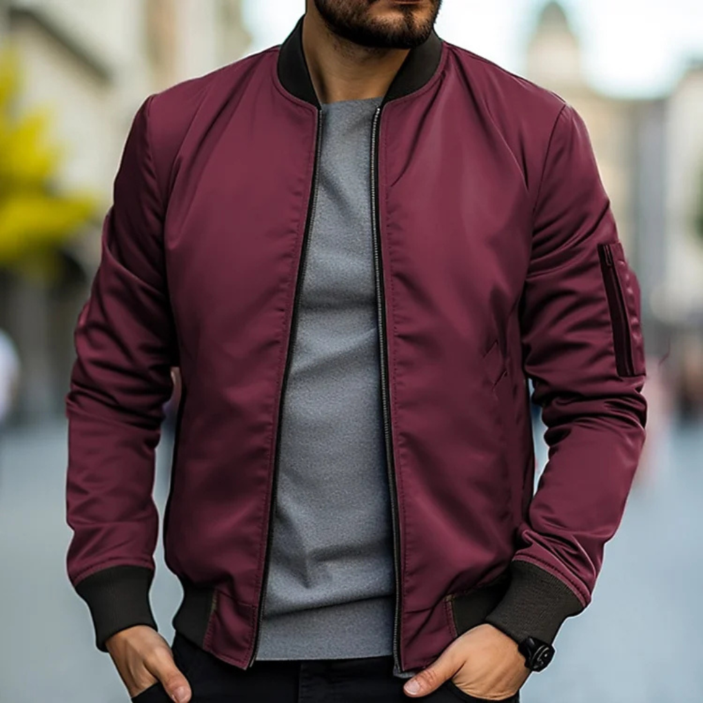 Blusão bomber moderno para homem