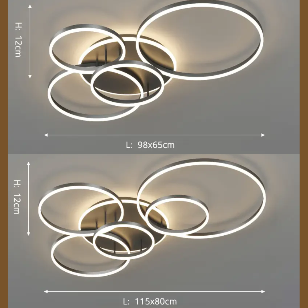 Modern Black Ceiling Lamp – Minimalist and Stylish