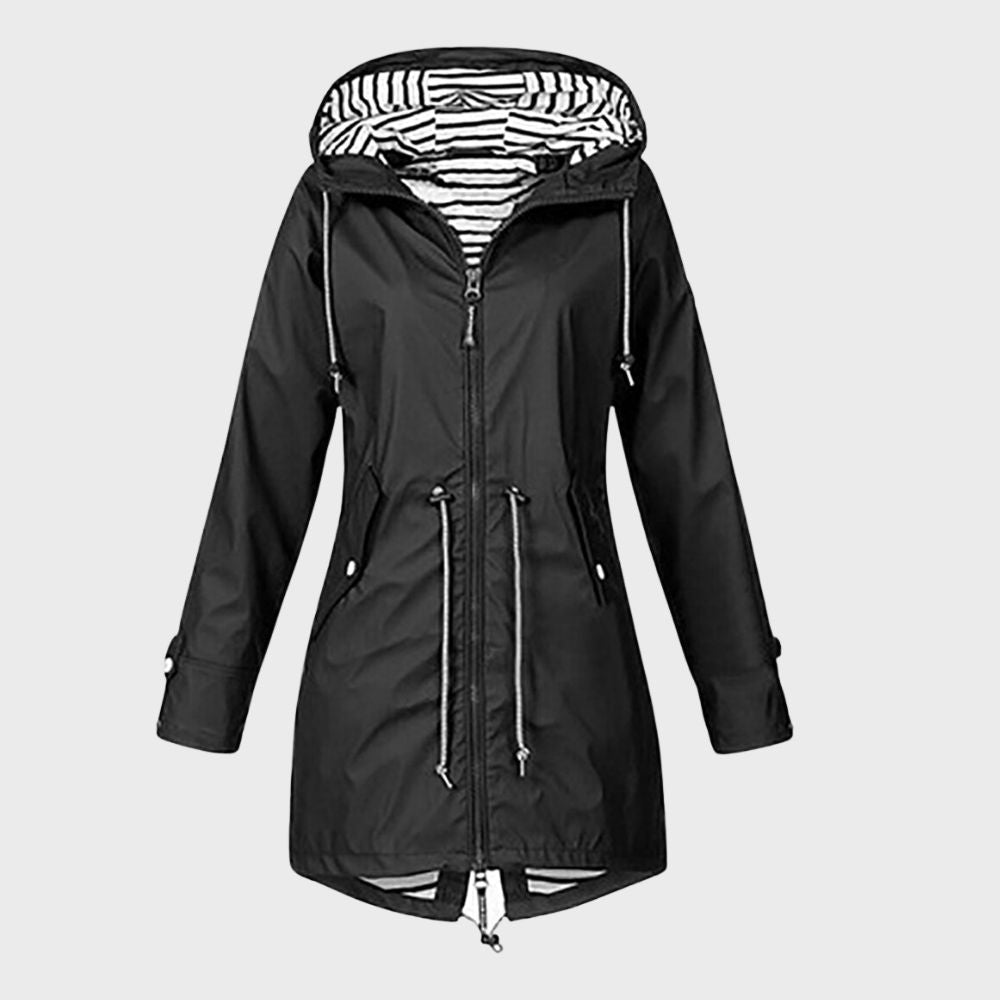 Trendy Long Raincoat for Women - Carina