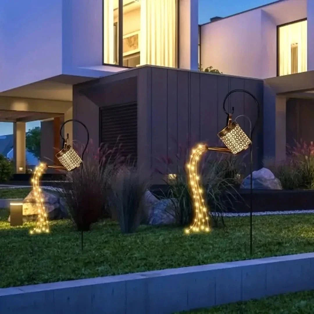 Iluminat cu efect de cascadă - Alimentat cu energie solară