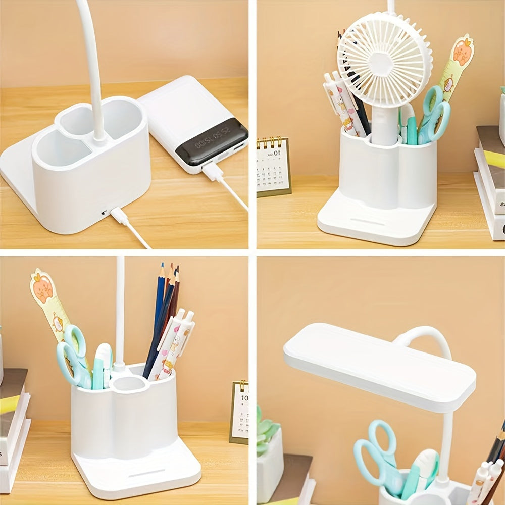 Smart Rechargeable LED Desk Lamp with Adjustable Lighting – Perfect for Reading and Working