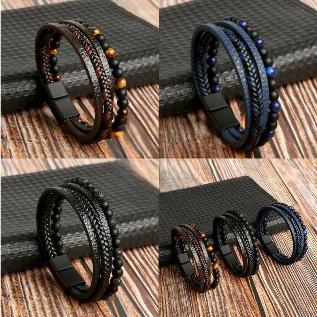 Pulsera de cuero Ravi - Para un look atrevido y elegante
