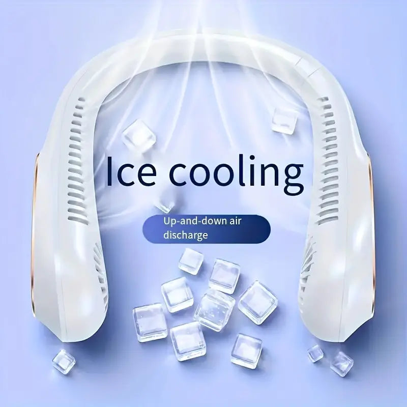 Ventilatore da collo portatile USB con raffreddamento a 360°