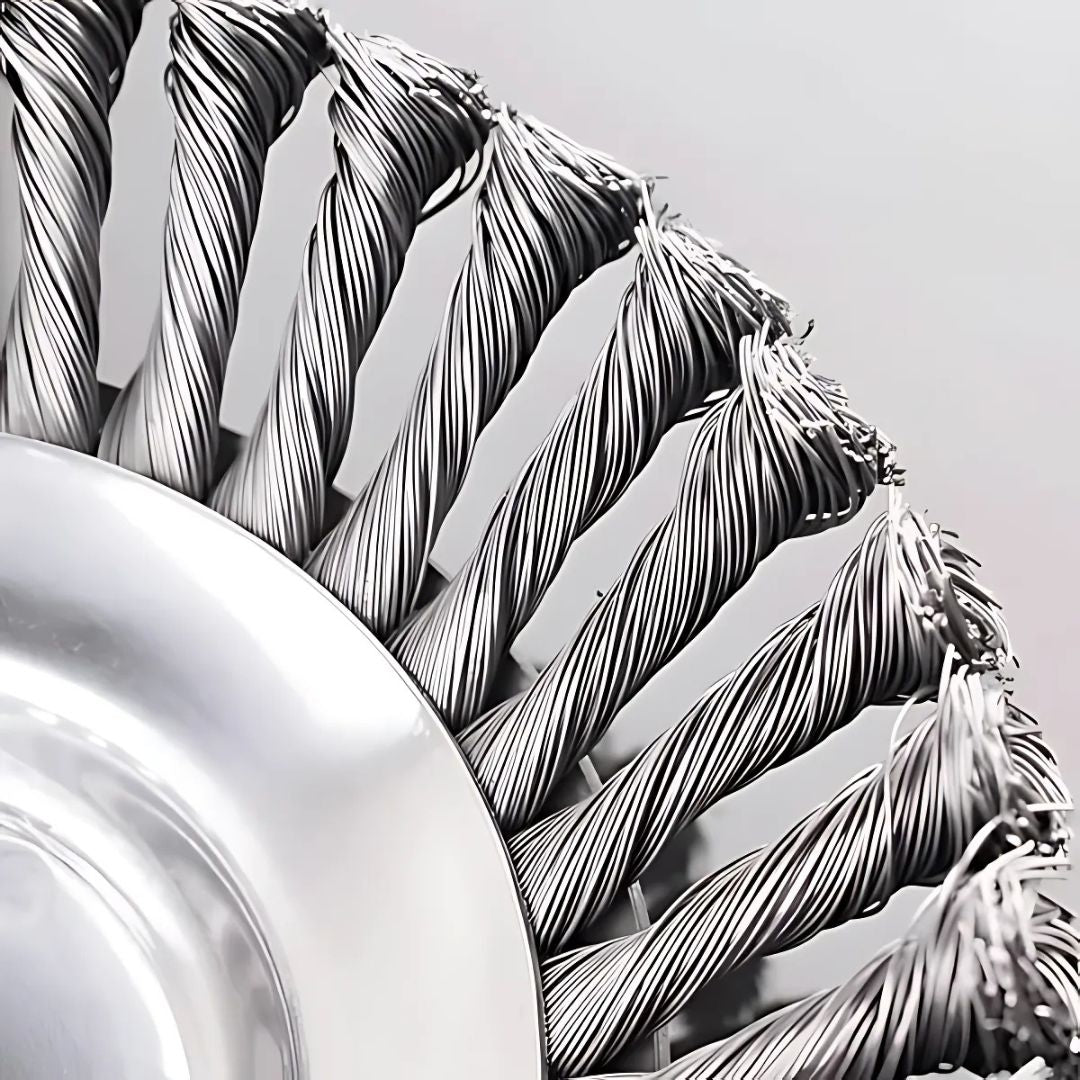 Brosse de désherbage pour débroussailleuse, pour éliminer les mauvaises herbes tenaces