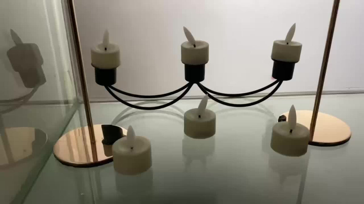Velas de té mágicas sin llama - Juego con mando a distancia y temporizador regulable