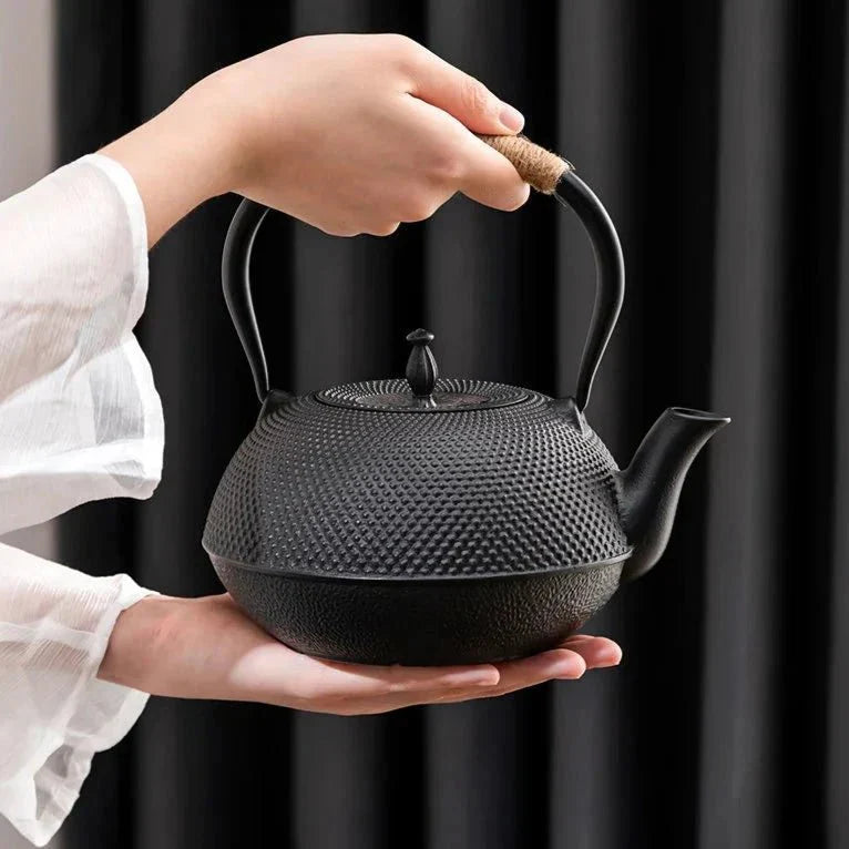 Tetera de hierro fundido - estilo japonés - con infusor