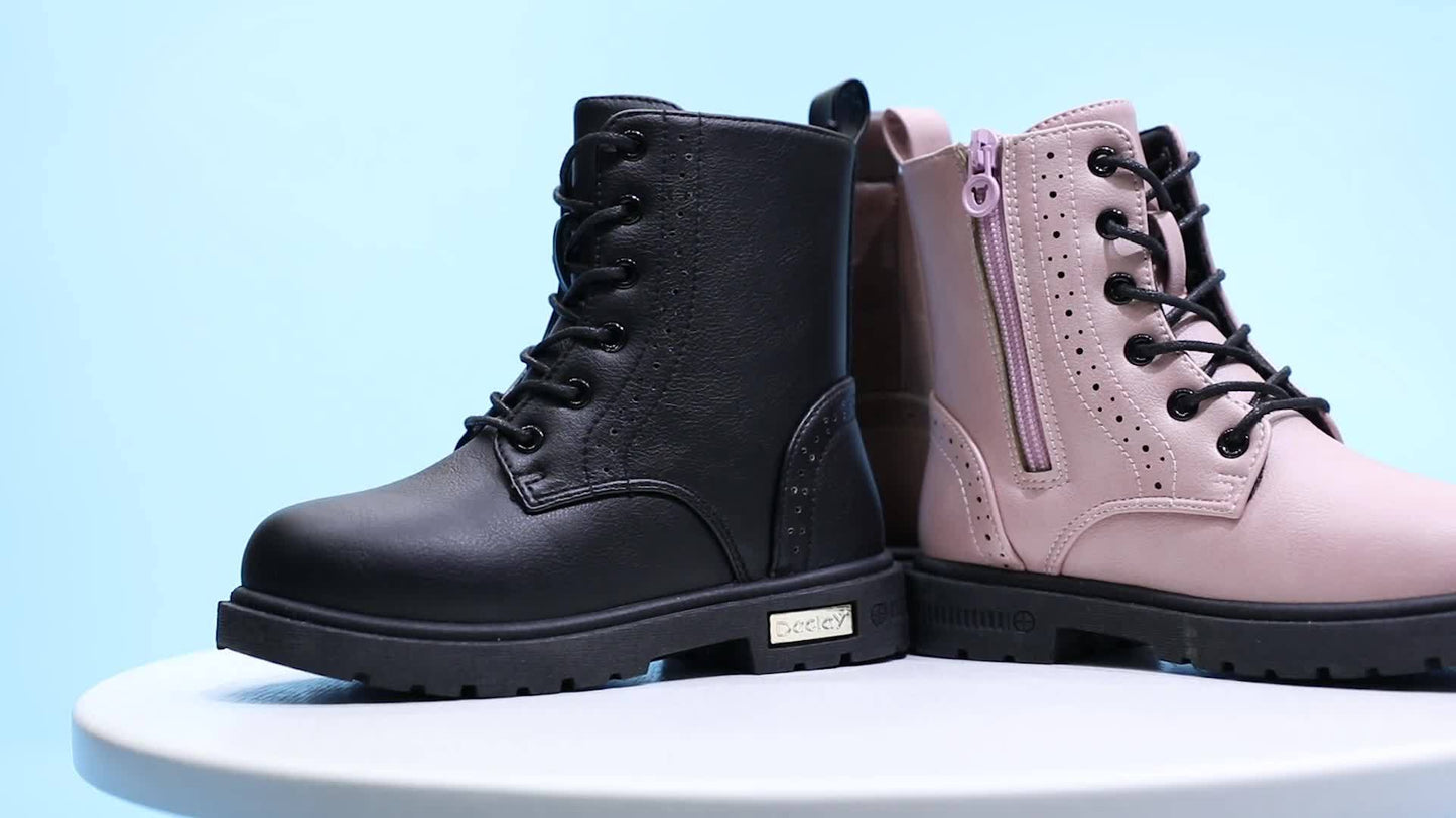 Girls' Coloured Zip Boots Lightweight Boots for Autumn and Winter - Sevra