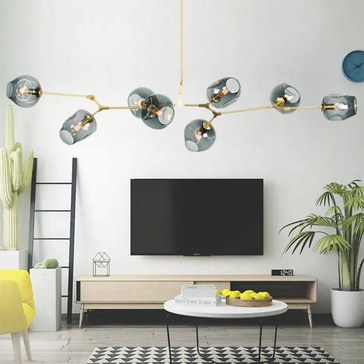 Sputnik Pendant Light Glass Bubbles – Modern & Playful Design