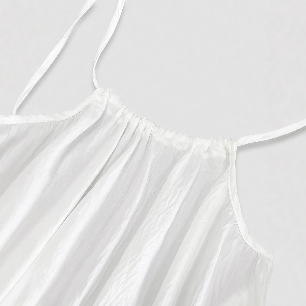 Women’s Backless Loose Fit Long Home Dress