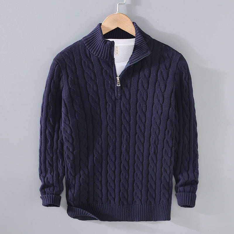 Maglione da uomo in maglia - Caldo e senza tempo