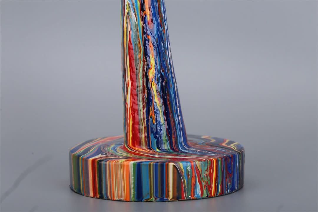 VibrantVisage - Colourful Face Sculpture