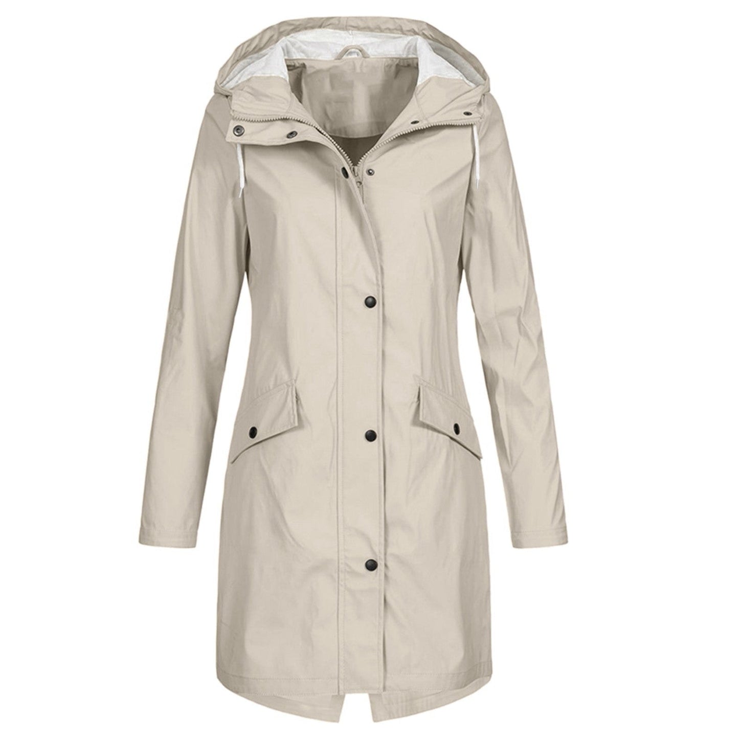 Long Winter Coat with Hood - Myrell