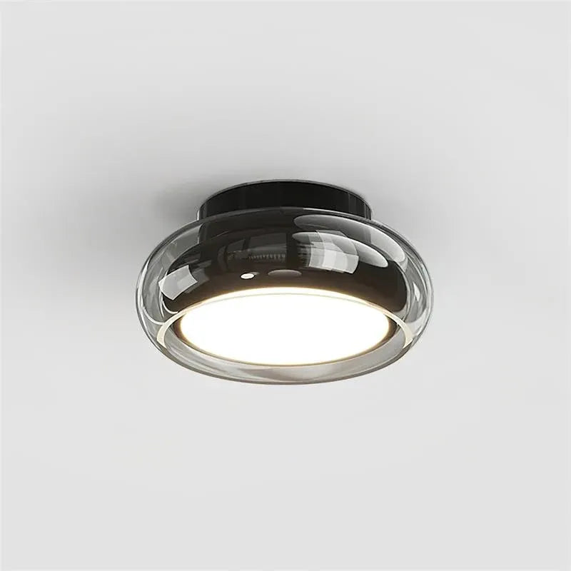 Plafonieră acrilică vintage - Design retro elegant