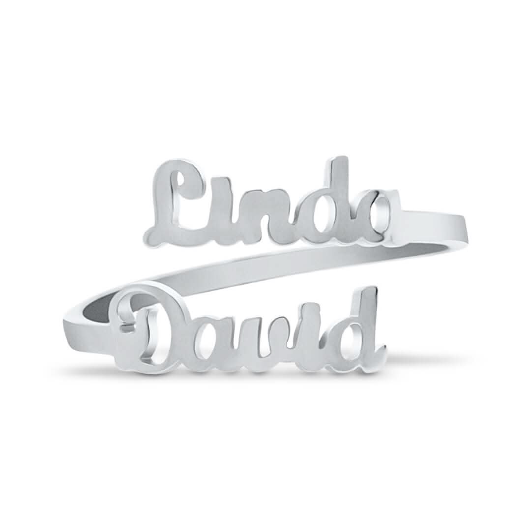 Double Name Ring | Carry Your Loved Ones