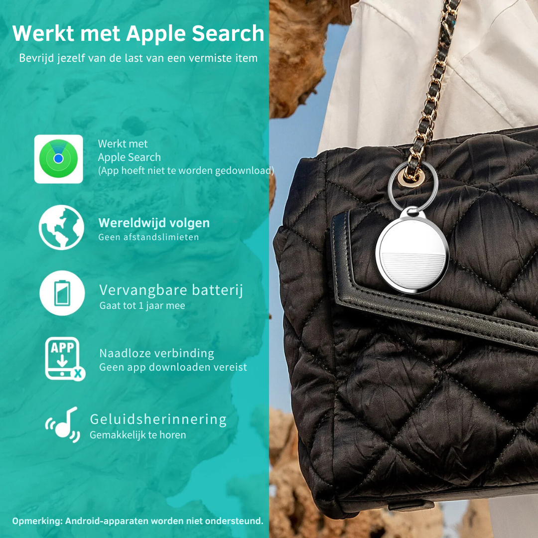Mini GPS-sporer for Apple iOS