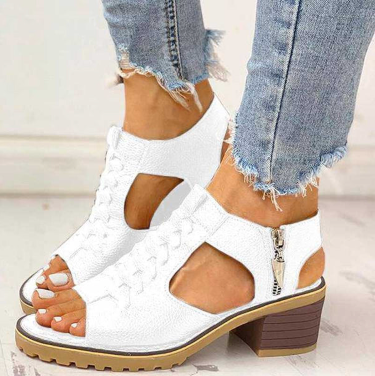 Effortless Elegance - High Heel Sandals - Evalina
