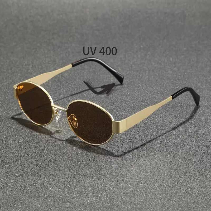Lunettes de soleil avec monture en métal