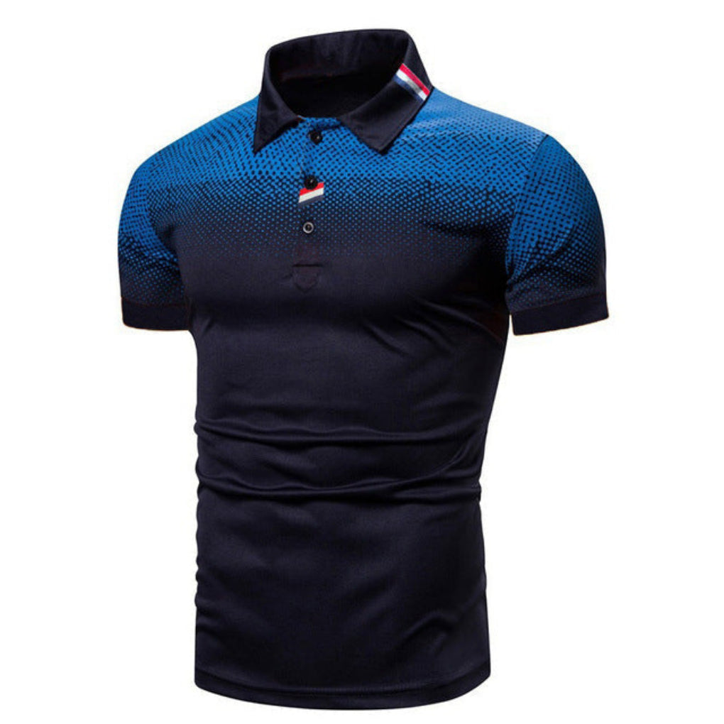 Slim Fit Men's Polo Shirt with Short Sleeves