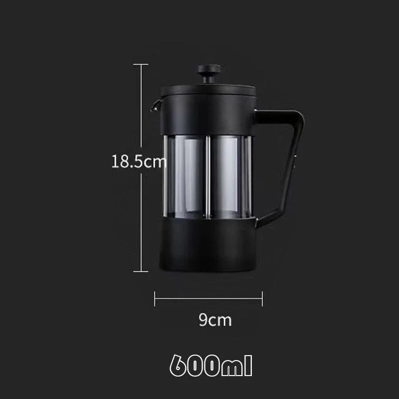 French Press Coffee Maker - Borosilicate Glass - Perfect Taste - Durable Design
