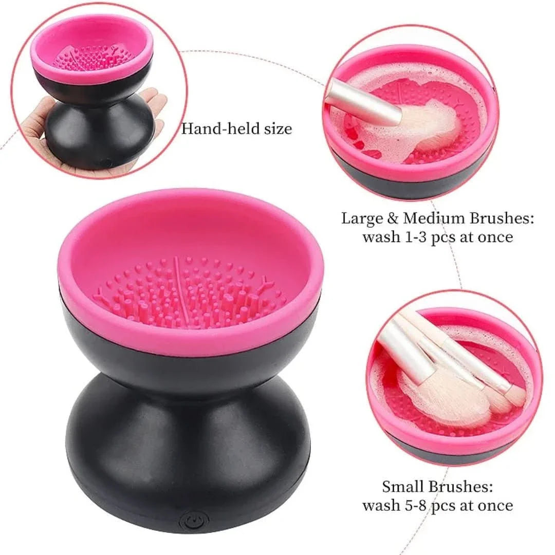 GlowClean️ | Electric Make-Up Brush Cleaner