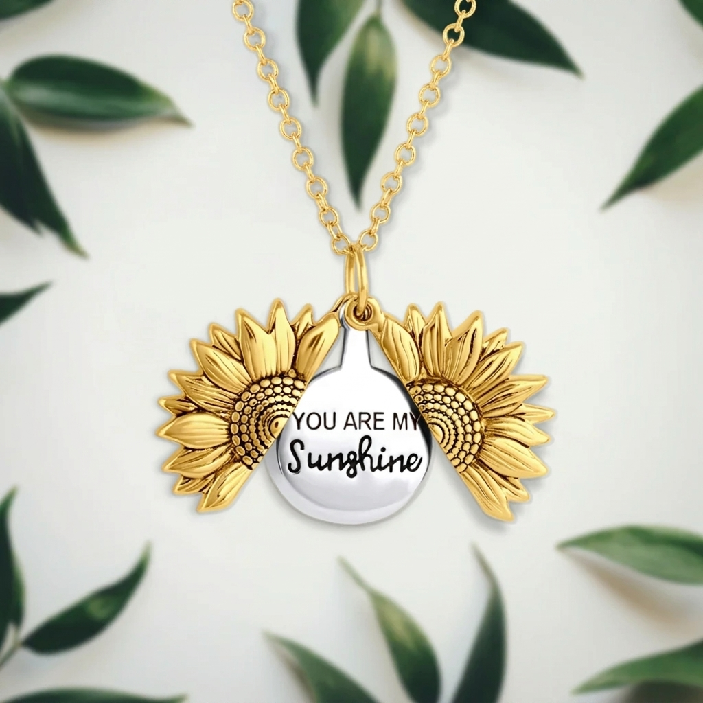 “You Are My Sunshine” Ladies Necklace