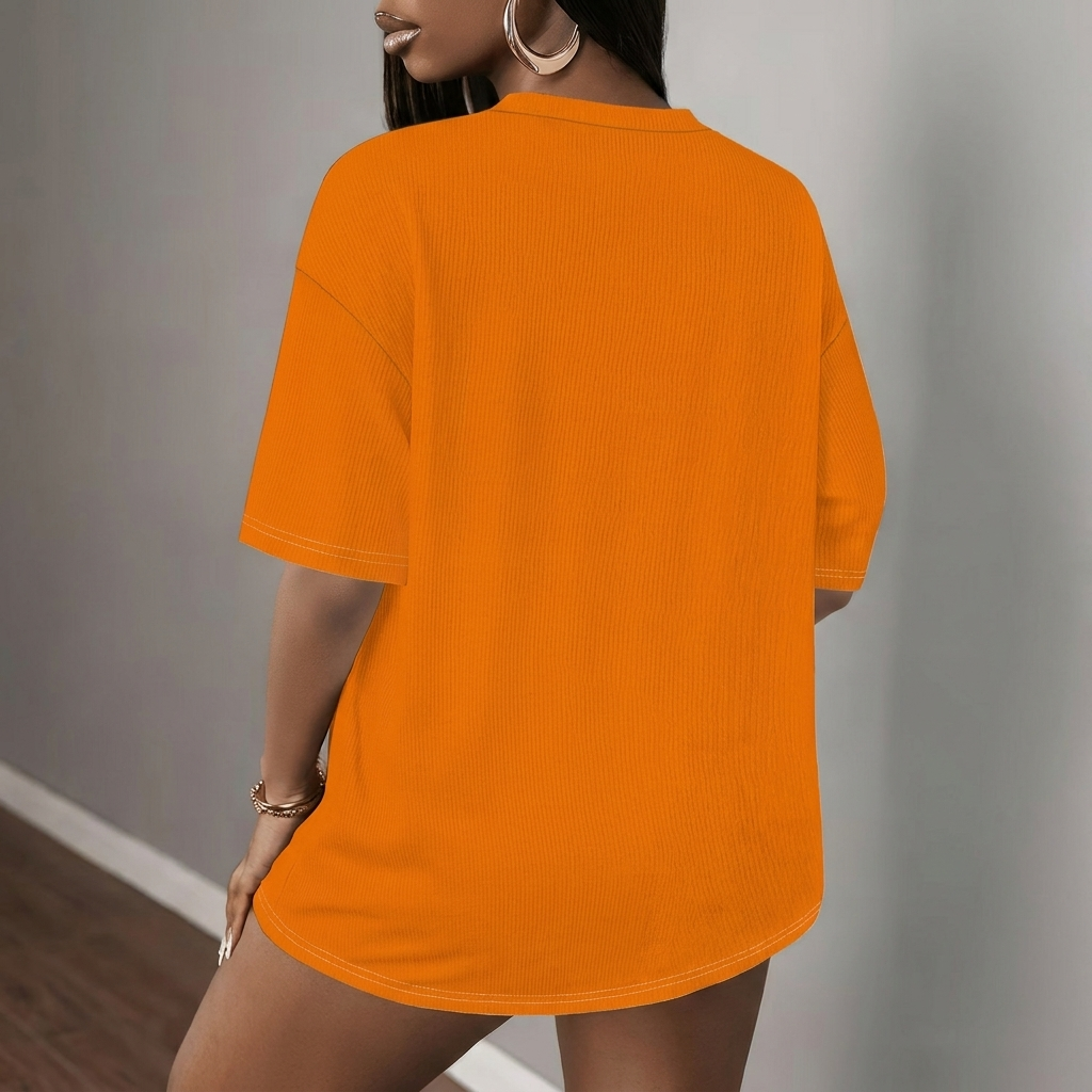 Loose Fit Football Top for Women