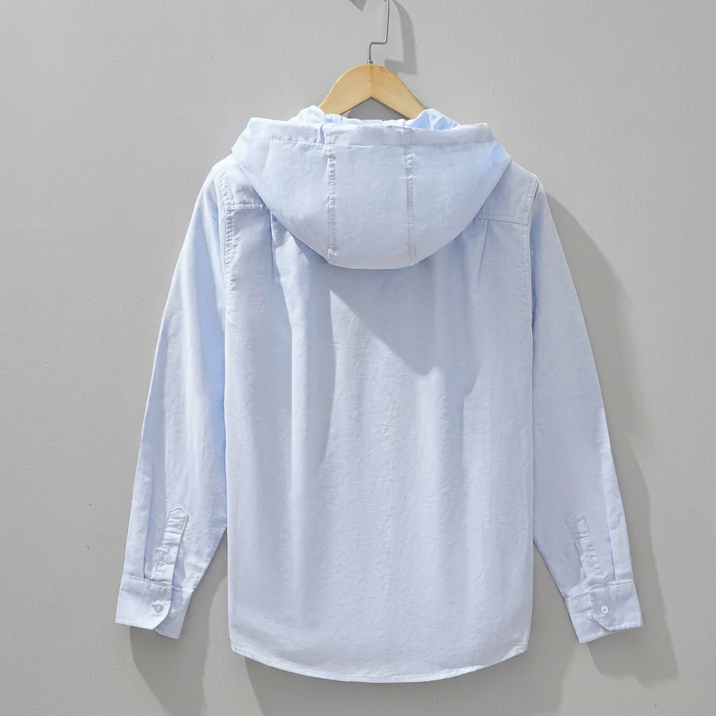 Modern Shirt Jacket with Long Sleeves for Men