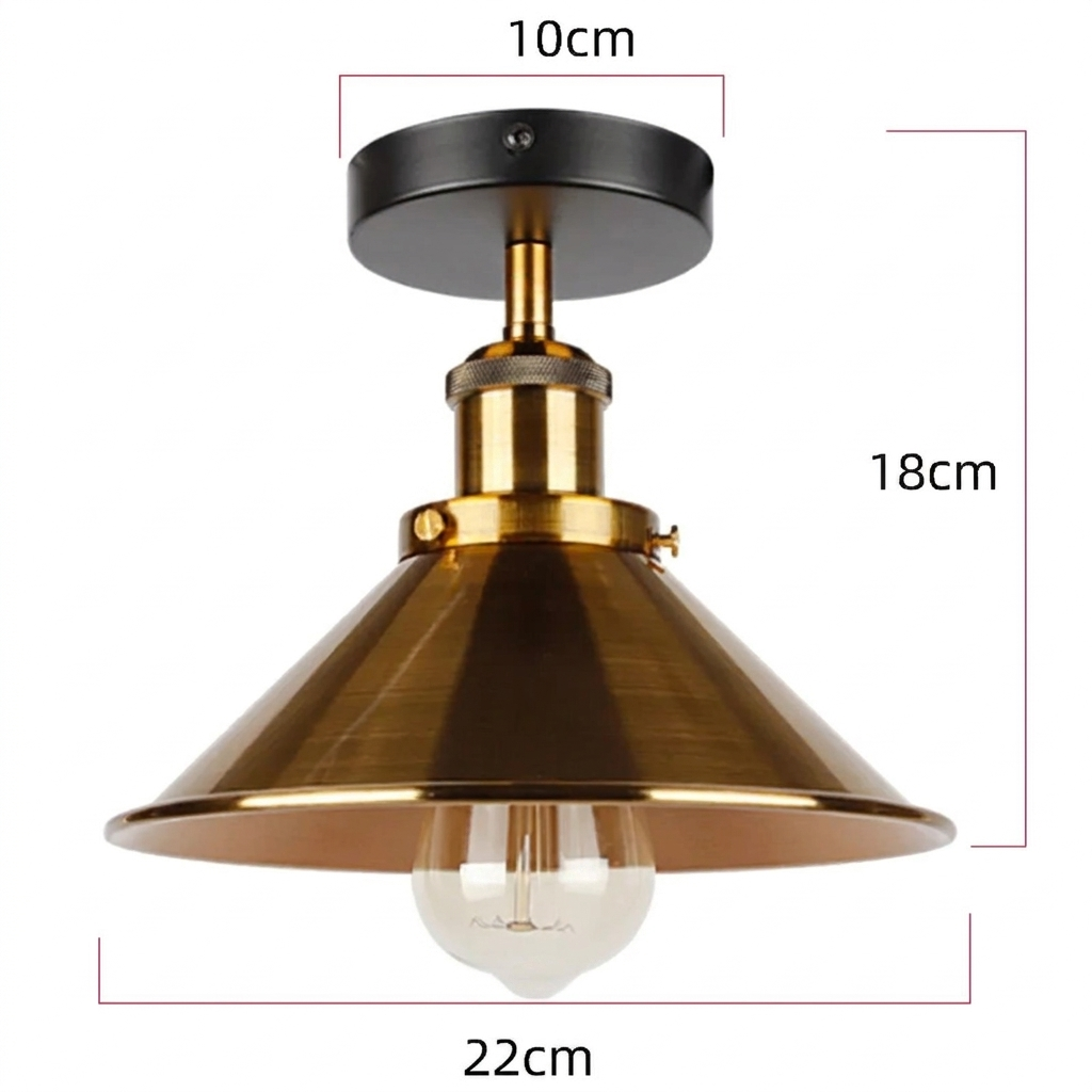 Ceiling Lamp in Modern Industrial Style