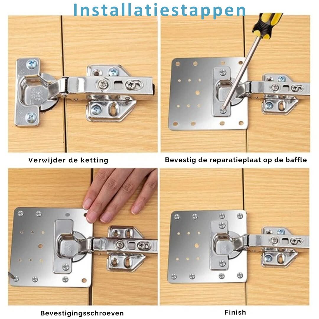 HingeFix | Kit di riparazione per cerniere danneggiate