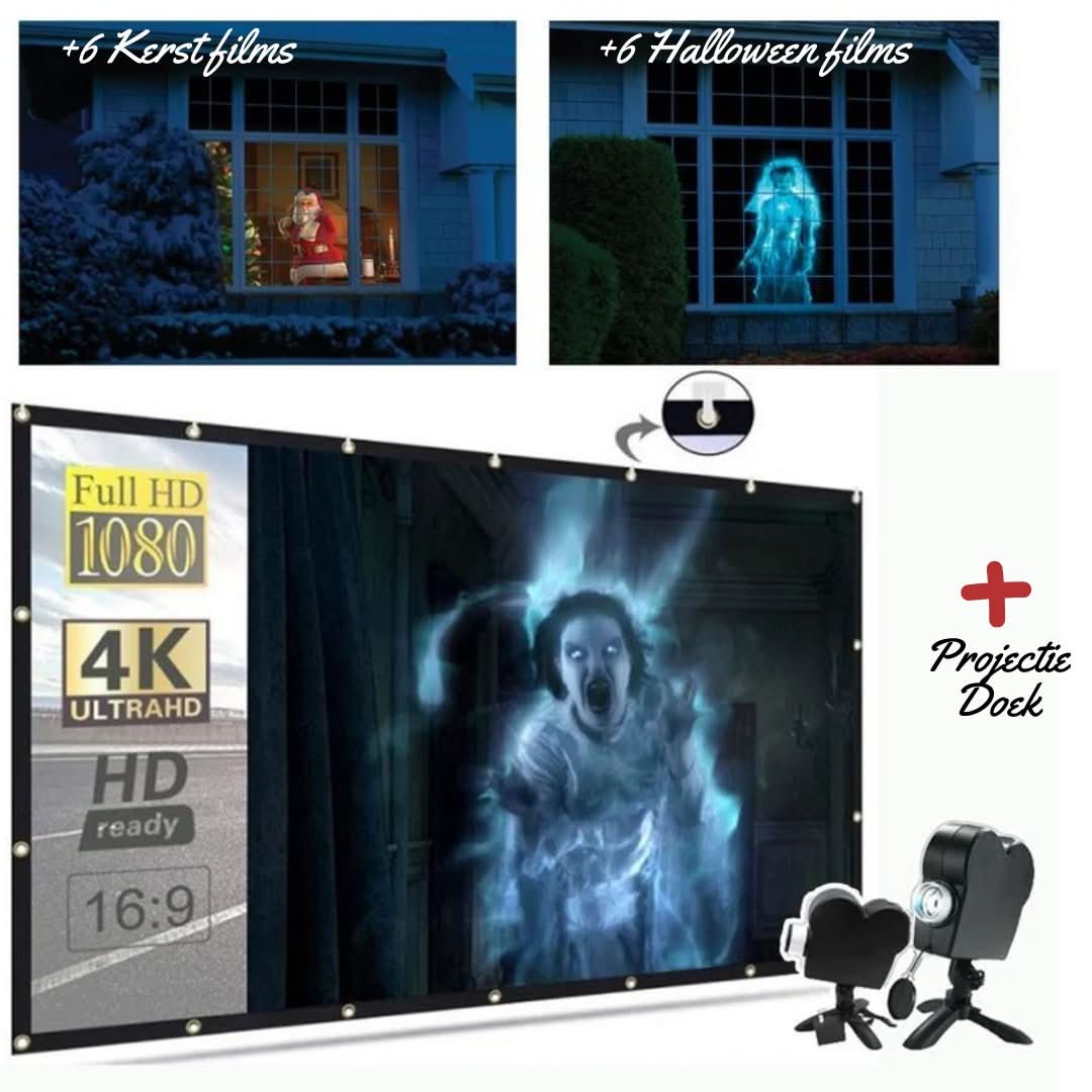 Holografische projectie | Halloween & Kerstmis